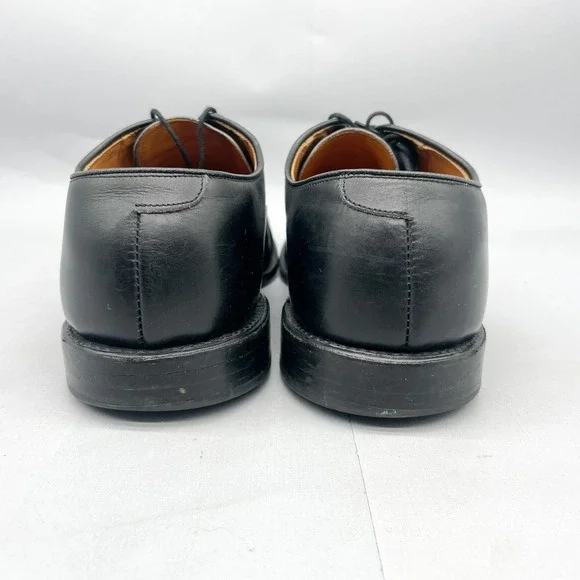 Allen Edmonds Mens 10.5 E Byron Cap Toe Oxford Black Leather Dress Shoes Classic - Picture 5 of 11